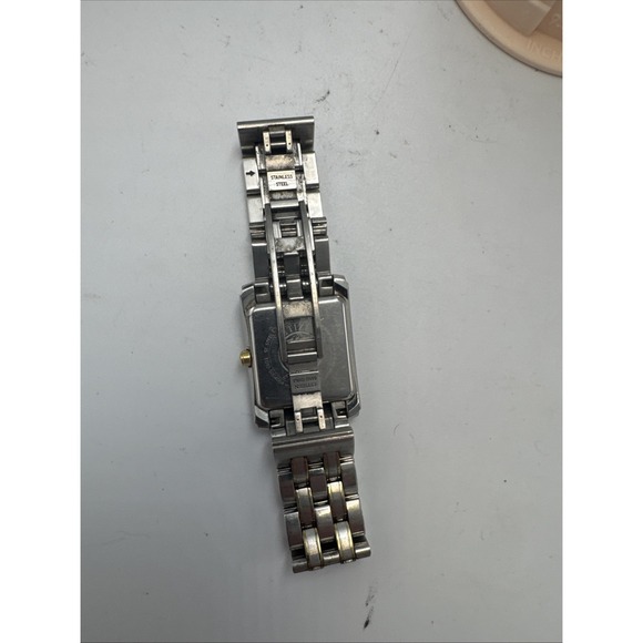 Citizen Eco-Drive Date Quartz Watch Mens Tank Style E010-S004004 - Picture 3 of 6